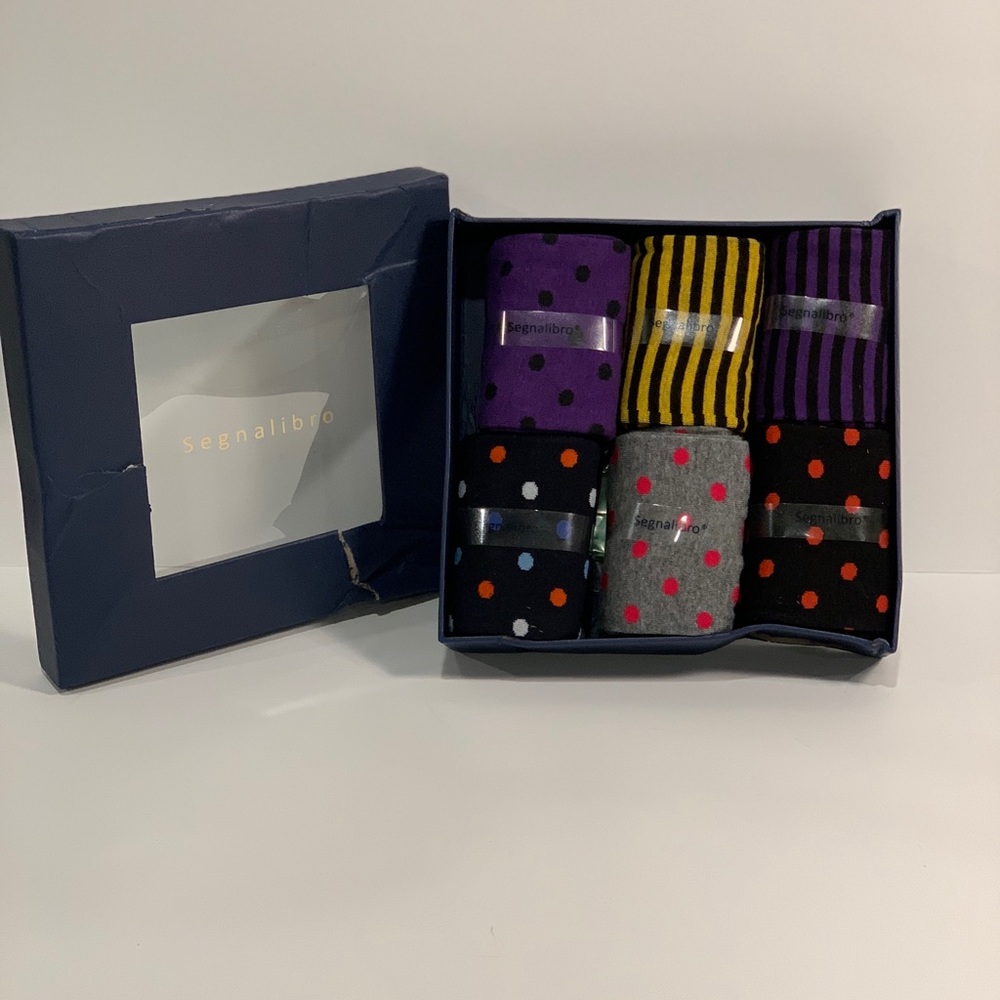 Segnalibro Men’s 6-Pack Dress Socks Size 6-11